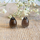 Pair of smoky quartz