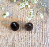 Pair of smoky quartz
