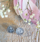 Pair of black rutilated quartz