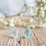Sky Blue Topaz Briolettes - Pair