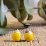 Bumblebee stone - Pair