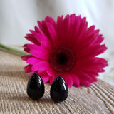 Pair of onyx, quartz
