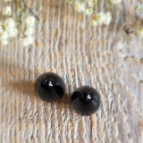 Pair of onyx, quartz