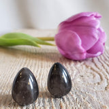 Pair of obsidians, natural glass