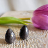 Pair of obsidians, natural glass