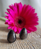 Pair of obsidians, natural glass