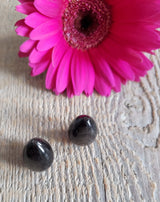 Pair of obsidians, natural glass