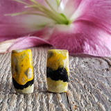 Bumblebee stone - Pair