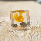 Quartz with iron oxide inclusions