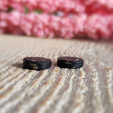 Slate and pyrite - Pair
