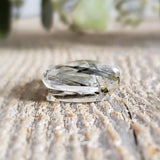 Quartz with tourmaline inclusions