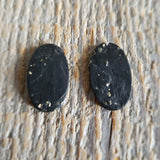 Slate and pyrite - Pair