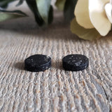 Slate and pyrite - Pair