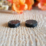 Slate and pyrite - Pair