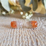 Quartz with iron oxide inclusions