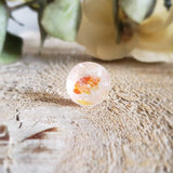 Quartz with iron oxide inclusions