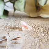 Quartz with iron oxide inclusions