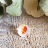 Quartz with iron oxide inclusions