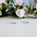 Topaze sky blue - Pair