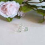 Prasiolite, quartz - Parcel of 3