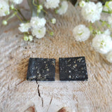 Slate and pyrite - Pair
