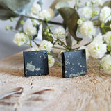 Slate and pyrite - Pair