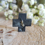 Slate and pyrite