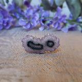 Tranche d'améthyste, quartz