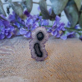 Tranche d'améthyste, quartz