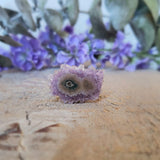 Tranche d'améthyste, quartz