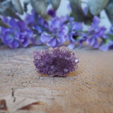 Tranche d'améthyste, quartz