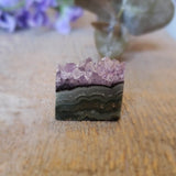 Tranche d'améthyste, quartz