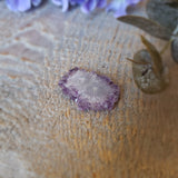 Tranche d'améthyste, quartz