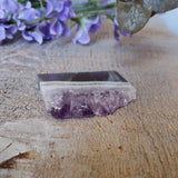 Tranche d'améthyste, quartz