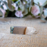 Tranche d'améthyste, quartz