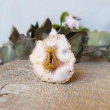 Mocaite slice, quartz