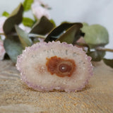 Amethyst slice, quartz