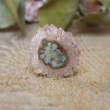 Amethyst slice, quartz