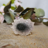 Amethyst slice, quartz