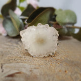 Amethyst slice, quartz