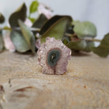 Amethyst slice, quartz