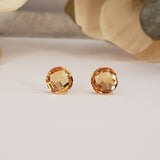 Citrine, quartz - Paire