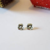 Prasiolite, quartz - Pair