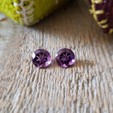 Amethyst, quartz - Pair