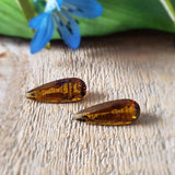 Cognac quartz - Pair