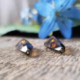 Cognac quartz - Pair