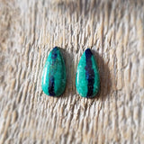 Azurite and malachite - Pair