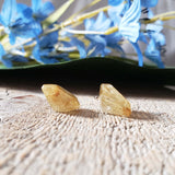 Rutilated Quartz - Pair
