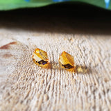 Citrine, quartz - Paire