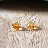 Citrine, quartz - Paire